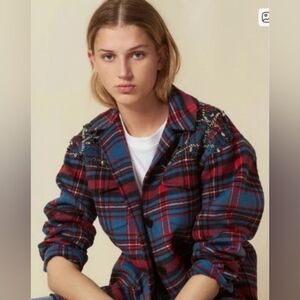 Sandro wool sequins Women's Jacket